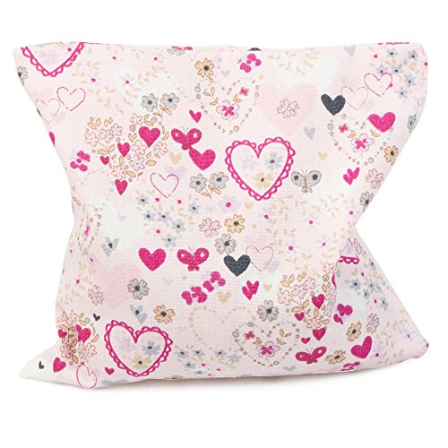 Grünspecht Naturprodukte G152-V1 Bed Pillow - Almohada (Rosa, 12 x 12 cm)