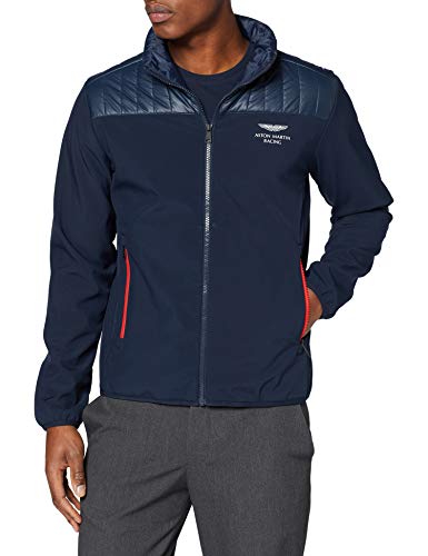 Hackett Aston Martin Racing Softshell/nyl Jkt Chaqueta, Azul (Navy 595), XXX-Large (Talla del Fabricante: XX-Large) para Hombre