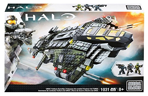 Halo - Juego de construcción, helicóptero de Ataque Vulture UNSC (Mattel CNG71)