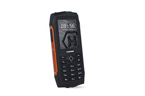 Hammer 3 teléfono Duradero para Trabajar, Mega batería de 2000 mAh, Pantalla de 2.4", Resistente al Agua (IP68), A Prueba de Golpes (IK05), Teléfono de botón, Linterna, Dual-SIM - Naranja Hammer 3 teléfono Duradero para Trabajar, Mega batería de 2000 mAh, Pantalla de 2.4", Resistente al Agua (IP68), A Prueba de Golpes (IK05), Teléfono de botón, Linterna, Dual-SIM - Naranja