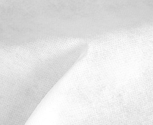 HAPPERS 10 metros de Tejido no tejido 60gr./m2, Tejido sin tejer, TST, TNT Blanco por metros. HIDRDRÓFUGA 100% & POLIPROPILENO HAPPERS 10 metros de Tejido no tejido 60gr./m2, Tejido sin tejer, TST, TNT Blanco por metros. HIDRDRÓFUGA 100% & POLIPROPILENO