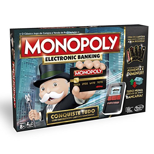 Hasbro Gaming - Monopoly Electronic Banking (Hasbro B6677190) (versión en portugués)