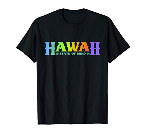 Hawaii | Rainbow State Holiday Vacation Islas hawaianas Camiseta