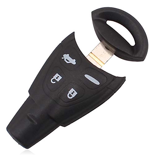Heart Horse 4 Bottons - Carcasa de repuesto para llave de mando a distancia, compatible con SAAB 9-3 9-5 (Shell+ Blade) Heart Horse 4 Bottons - Carcasa de repuesto para llave de mando a distancia, compatible con SAAB 9-3 9-5 (Shell+ Blade)