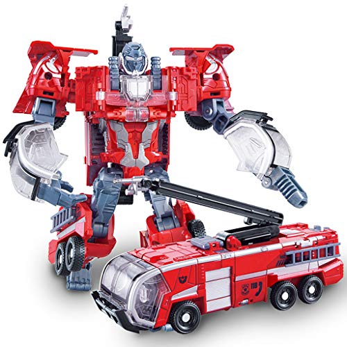 Heroes Rescue Bots, modelo de robot 5 en 1, motocicleta, camión de bomberos, grúa grande, excavadora, ambulancia, modelo de robot de combate, juguete de deformación para niños ( Color : Fire truck ) Heroes Rescue Bots, modelo de robot 5 en 1, motocicleta, camión de bomberos, grúa grande, excavadora, ambulancia, modelo de robot de combate, juguete de deformación para niños ( Color : Fire truck )