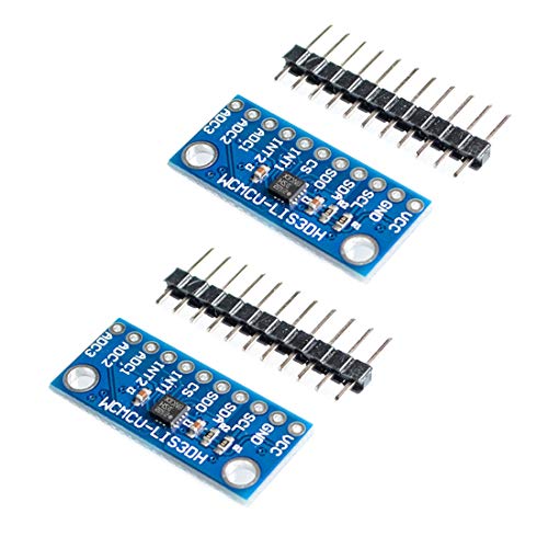 HiLetgo 2pcs LIS3DH Tri-Axis Acceleration Development Board 3-Axis Acceleration Sensor Replace ADXL345 Built-in Temperature Sensor