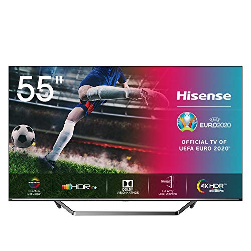 Hisense 55U7QF - Smart TV 55", ULED 2020, Resolución 4K, Quantum Dot, FALD, Dolby Vision, Dolby Atmos, Vidaa U 4.0 con IA, Alexa built-in Hisense 55U7QF - Smart TV 55", ULED 2020, Resolución 4K, Quantum Dot, FALD, Dolby Vision, Dolby Atmos, Vidaa U 4.0 con IA, Alexa built-in
