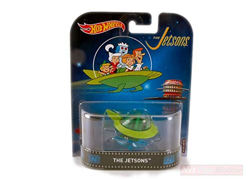 Hot Wheels HWDMC55FRF24 The Jetsons Capsule Car 1:64 MODELLINO Die Cast Model Compatible con