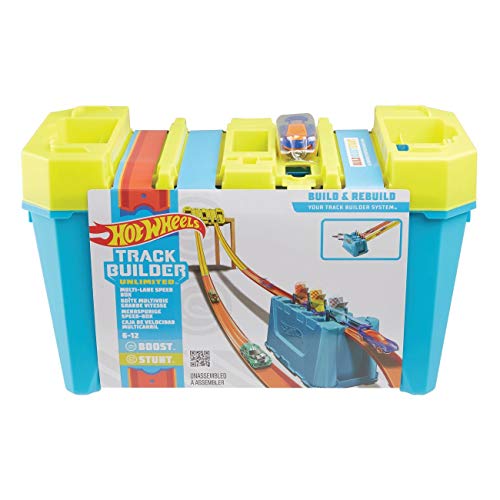 Hot Wheels Track Builder Ilimitado con Lanzador, Accesorios para Pistas de Coches de Juguete (Mattel GLC959 Hot Wheels Track Builder Ilimitado con Lanzador, Accesorios para Pistas de Coches de Juguete (Mattel GLC959