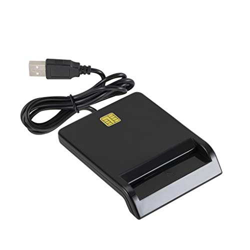 Huilongxin USB 2.0 Lector de Tarjetas Inteligente Inteligente Lector de Tarjeta de cajero automático Externo/IC/Electronic ID/CAC/Impuestos/Banco
