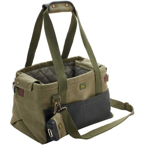 HUNTER Madison 2 en 1 - Bolsa de transporte y manta para perros y gatos, práctica para viajes y viajes, color caqui, talla única