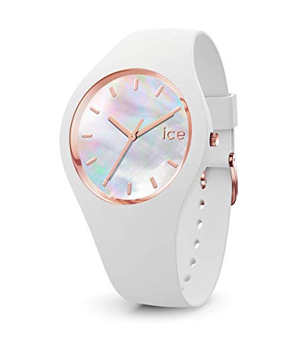 Ice-Watch - ICE pearl White - Reloj bianco para Mujer con Correa de silicona - 016936 (Medium)