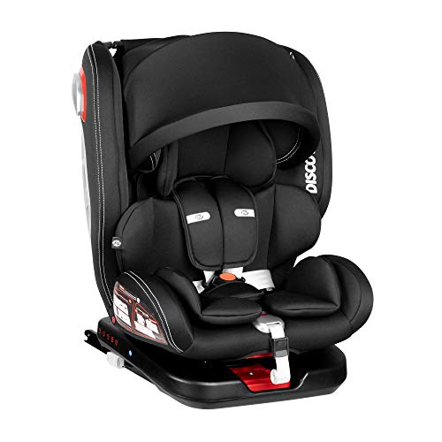 Innovaciones Ms Discover Dual Giratoria 360 860 Silla de Coche Grupo 0/1/2/3, 62 x 56 45 cm, Negro Innovaciones Ms Discover Dual Giratoria 360 860 Silla de Coche Grupo 0/1/2/3, 62 x 56 45 cm, Negro