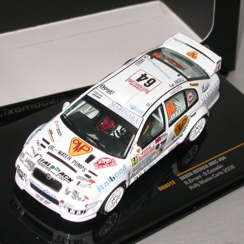 IXO 1/43 Skoda Octavia WRC No64 Rally Monte Carlo 2008 (japan import)