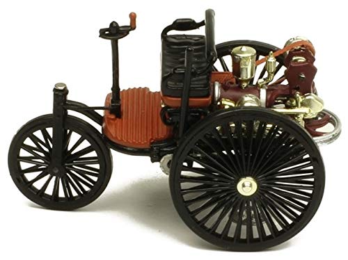 Ixo Camión de motor Benz Patent 1886, modelo 1:43, color negro y rojo