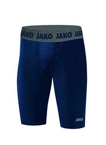 JAKO 2.0 - Mallas Cortas de compresión para Hombre, Hombre, 8551, Azul Marino, Small