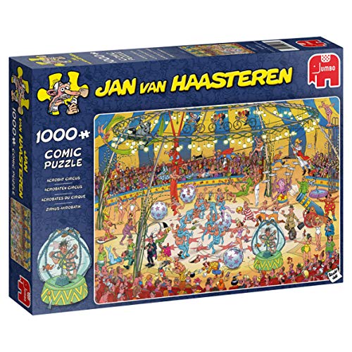 Jan van Haasteren Acrobat Circus-Puzzle de 1000 Piezas, Multicolor (Jumbo 19089)