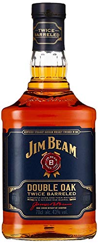 Jim Beam Double Oak Twice Barreled Bourbon Whisky, 43% - 700 ml