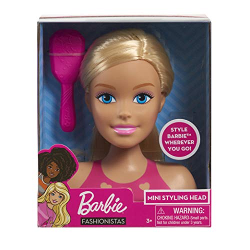 JP Barbie JPL63415 Flair JP Barbie Mini Blonde Styling Head, Multicolor