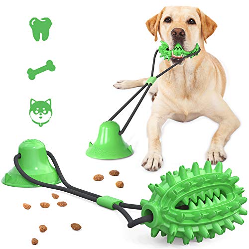 Juguete Molar Multifuncional para Mascotas, Multifunction Pet Molar Bite Toy, Juguete Molar para Perros Hecho de Goma Termoplástica, Limpieza de Dientes con Función de Cuidado Dental para Perro