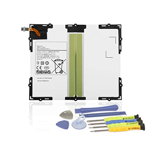 K KYUER 27.74Wh 7300mAh EB-BT585ABE EB-BT585ABA Tablet Batería para Samsung Galaxy Tab A 10.1 2016 SM-T580 T580N SM-T585 T585N T585C SM-T587 T587P S-Pen SM-P580 P580N SM-P585 P585M P585Y with Tools K KYUER 27.74Wh 7300mAh EB-BT585ABE EB-BT585ABA Tablet Batería para Samsung Galaxy Tab A 10.1 2016 SM-T580 T580N SM-T585 T585N T585C SM-T587 T587P S-Pen SM-P580 P580N SM-P585 P585M P585Y with Tools