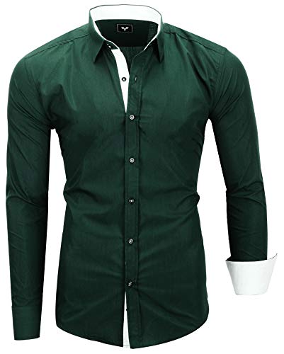 Kayhan Hombre Camisa, TwoFace Green S