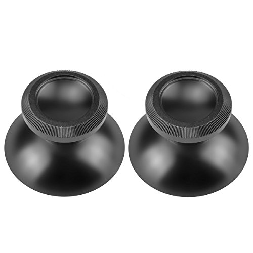 KEESIN 2 repuesto Metal Aluminio Pulgar Stick Thumbsticks Para PS4 Xbox one juego controlador del sistema (negro) KEESIN 2 repuesto Metal Aluminio Pulgar Stick Thumbsticks Para PS4 Xbox one juego controlador del sistema (negro)