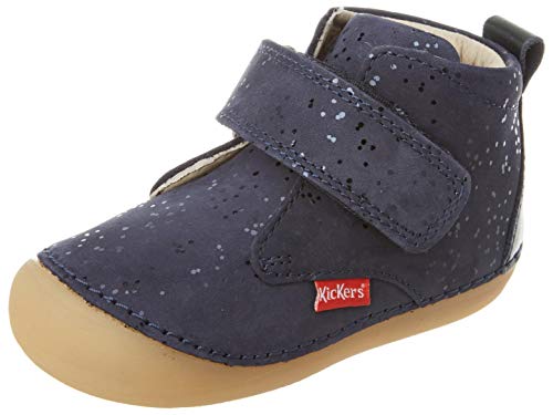 KICKERS Sabio, Botas Cortas al Tobillo para Niñas, Marina Metalica, 23 EU KICKERS Sabio, Botas Cortas al Tobillo para Niñas, Marina Metalica, 23 EU
