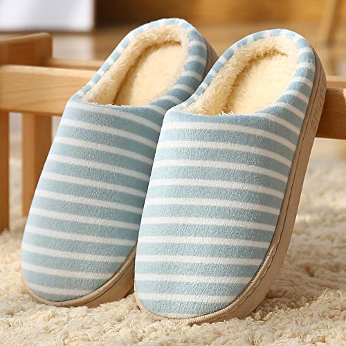 KIKIGO Cómodas Suave CáLido y Antideslizante Zapatillas,Zapatillas de casa de Mujer, Forro de algodón, superligeras, cómodas y Antideslizantes, Zapatillas de casa de Mujer-N-Blue_35 / 36 EU KIKIGO Cómodas Suave CáLido y Antideslizante Zapatillas,Zapatillas de casa de Mujer, Forro de algodón, superligeras, cómodas y Antideslizantes, Zapatillas de casa de Mujer-N-Blue_35 / 36 EU