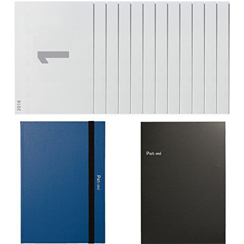 Kokuyo Pat - mi notebook beginning in January 2018 A5 with exclusive holder Navy - PHC1DB - 18 Japan