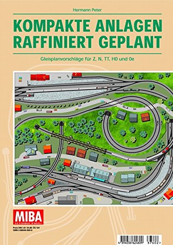 Kompakte Anlagen raffiniert geplant - Gleisplanvorschläge für Z, N, TT, H0 und 0e - MIBA Planungshilfen