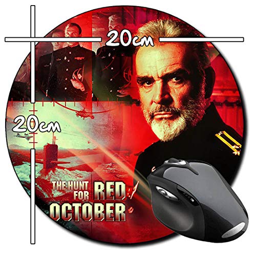 La Caza del Octubre Rojo The Hunt for Red October Sean Connery Alfombrilla Redonda Round Mousepad PC