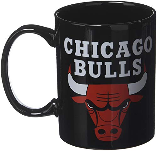 La Pluma Dorada Logo Chicago Bulls Taza (recinto Individual NBA Mixta niño, Negro