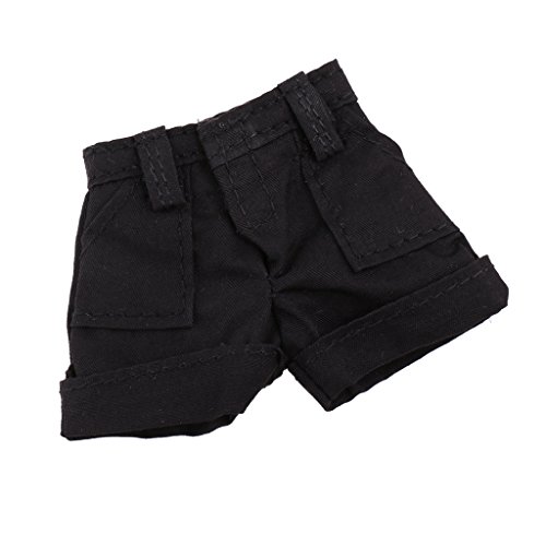 lahomia 1: 6 Shorts Pantalones Ropa Accesorio para Muñeca Takara Neo Blythe de 12 " - Negro