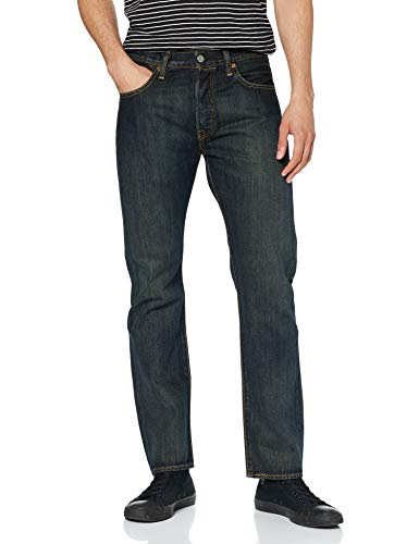 Levi's 501 Original Fit Jeans Vaqueros, Blue Dark Clean, 30W / 30L para Hombre