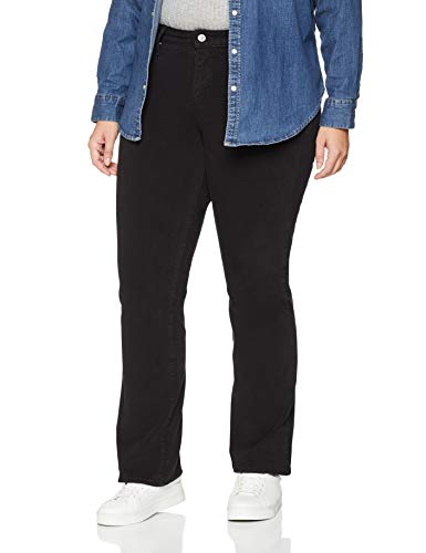 Levi's Plus Size 315 Pl Shaping Boot Vaqueros, New Ultra Black Night, 16 L para Mujer