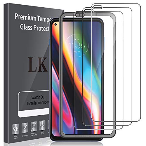 LK Compatible con Moto G 5G Plus Protector de Pantalla,3 Pack,9H Dureza Cristal Templado,Vidrio Templado Screen Protector