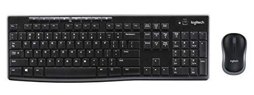 Logitech MK270 Combo Teclado y Ratón inalámbrico para Windows, Conexión 2,4 GHz, Ratón Inalámbrico Compacto, 8 Teclas de Acceso Directo, Batería 2 Años, PC/Portable, Disposición QWERTY UK, color Negro Logitech MK270 Combo Teclado y Ratón inalámbrico para Windows, Conexión 2,4 GHz, Ratón Inalámbrico Compacto, 8 Teclas de Acceso Directo, Batería 2 Años, PC/Portable, Disposición QWERTY UK, color Negro