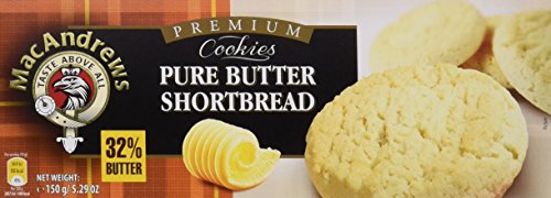 MacAndrews - Butter Hourtbread - Galletas de mantequilla con 32% de manteca - 150 g