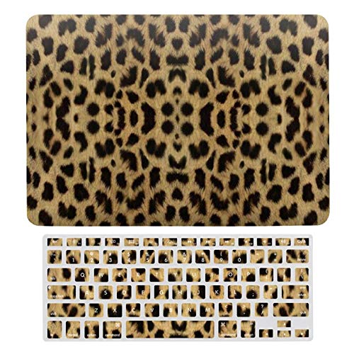 MacBook Air 13 Case A1466、A1369, Hard Shell & Keyboard Case Cover for Apple Mac Air 13, Leopard Print A1 Laptop Protective Shell Set MacBook Air 13 Case A1466、A1369, Hard Shell & Keyboard Case Cover for Apple Mac Air 13, Leopard Print A1 Laptop Protective Shell Set