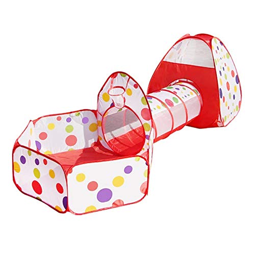 MAIKEHIGH interior / exterior túnel del juego y la tienda del juego de Cubby de Tubo Tipi 3 en 1 zona de juegos infantil para bebés Juguetes para niños BOLAS NO INCLUIDO MAIKEHIGH interior / exterior túnel del juego y la tienda del juego de Cubby de Tubo Tipi 3 en 1 zona de juegos infantil para bebés Juguetes para niños BOLAS NO INCLUIDO