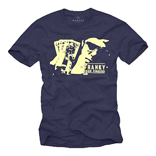 MAKAYA Camiseta de Manga Corta Hombre - Poker T-Shirt Snatch Fanky Regalos Divertidos Talla Grande XXL