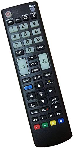 Mando a distancia compatible universal para TV LG - Apto para LG Smart TV/HDTV/LCD/LED AKB75095308 AKB74915324 AKB75375608 AKB69680403 AKB72915207 AKB73655802 - Con función de aprendizaje