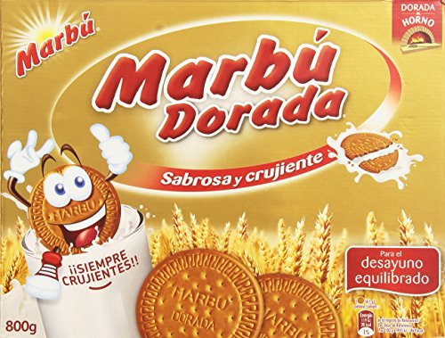 Marbú - Dorada Sabrosa y Crujiente - Galleta Maria - 800 g