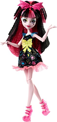 Mattel Monster High DVH67, muñeca de Draculaura Elektrified