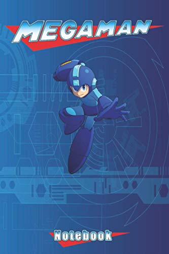 Megaman Notebook: A Lined Notebook,Journal,Workbook For Megaman's Fans With 110 Pages and Size of 6x9 inch.