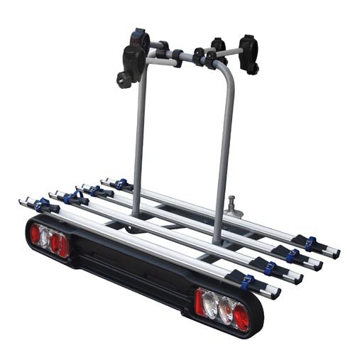 MENABO 000015400000 Race 4 Soporte de Bicicletas con 4 Carriles, en Aluminio MENABO 000015400000 Race 4 Soporte de Bicicletas con 4 Carriles, en Aluminio