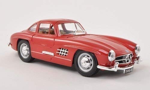 Mercedes 300 SL (W198), rojo , 1954, Modelo de Auto, modello completo, Bburago 1:24