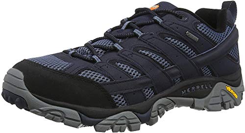 Merrell MOAB 2 GTX, Zapatillas de Senderismo Hombre, Azul (Navy), 44.5 EU