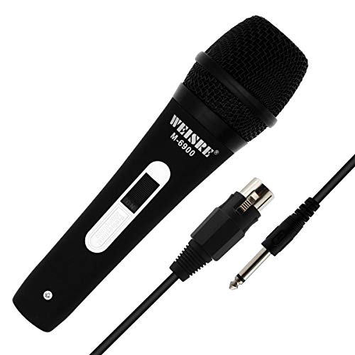 Micrófono vocal dinámico profesional, micrófono de mano unidireccional - conector XLR de 3,5 m(M-6900)
